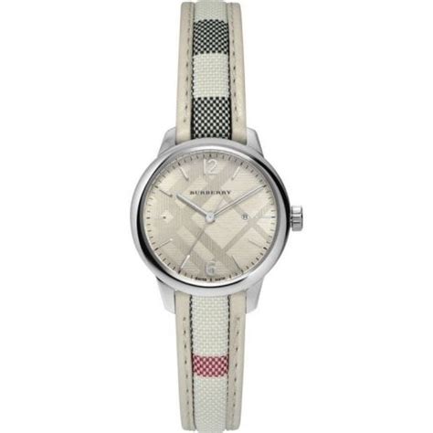 Burberry Ladies The Classic Round Check Watch BU10113